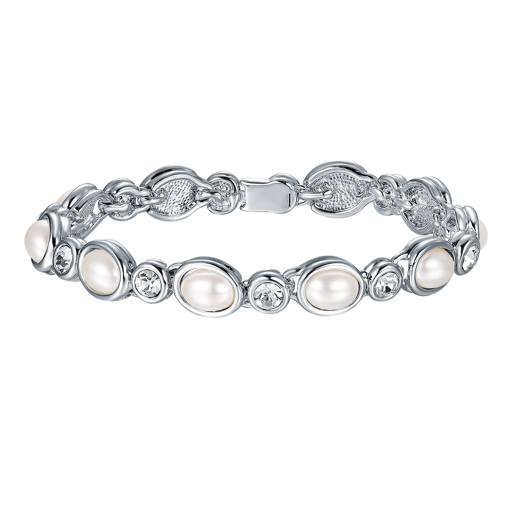 ‌Beaded Bracelet for Women - Fashionable Pearl-Inspired Wrist Jewelry‌‌