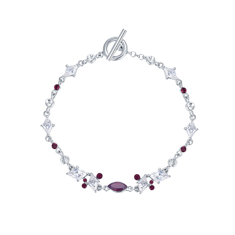Light Luxury Crystal-Like Romantic Purple Bracelet