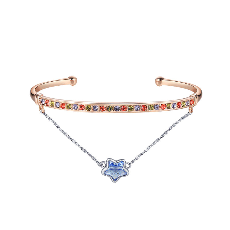 Double-Layer Bracelet - Stargazing Light Luxury Small-Batch Delicate Gold Bangle