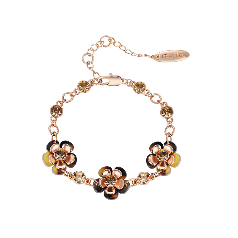 Floral Contrast Color Small Flower Bracelet