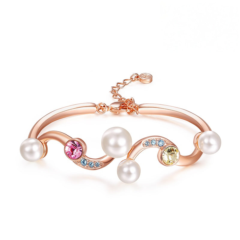 ‌Women's imitation pearl bracelet