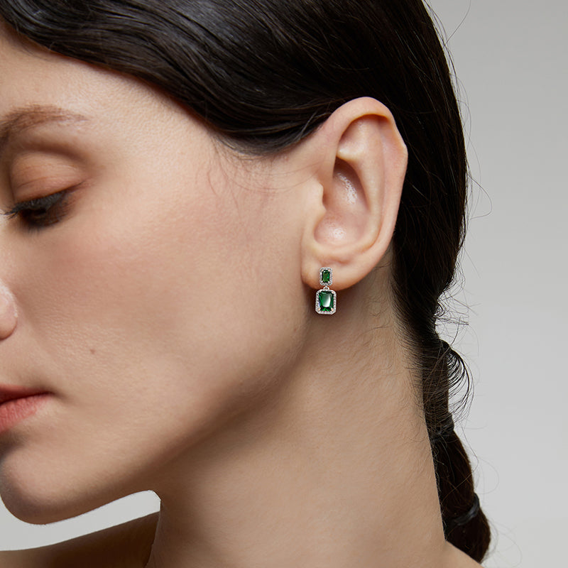 Vintage Green Earrings