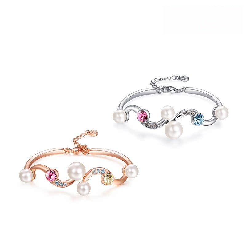 ‌Women's imitation pearl bracelet