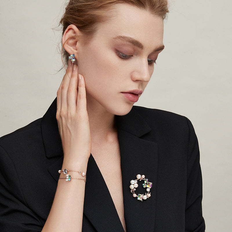 Geometric Square Bracelet