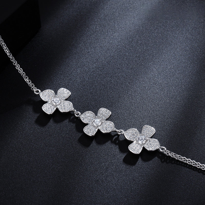 Flower jewelry personalized wrist bracelet