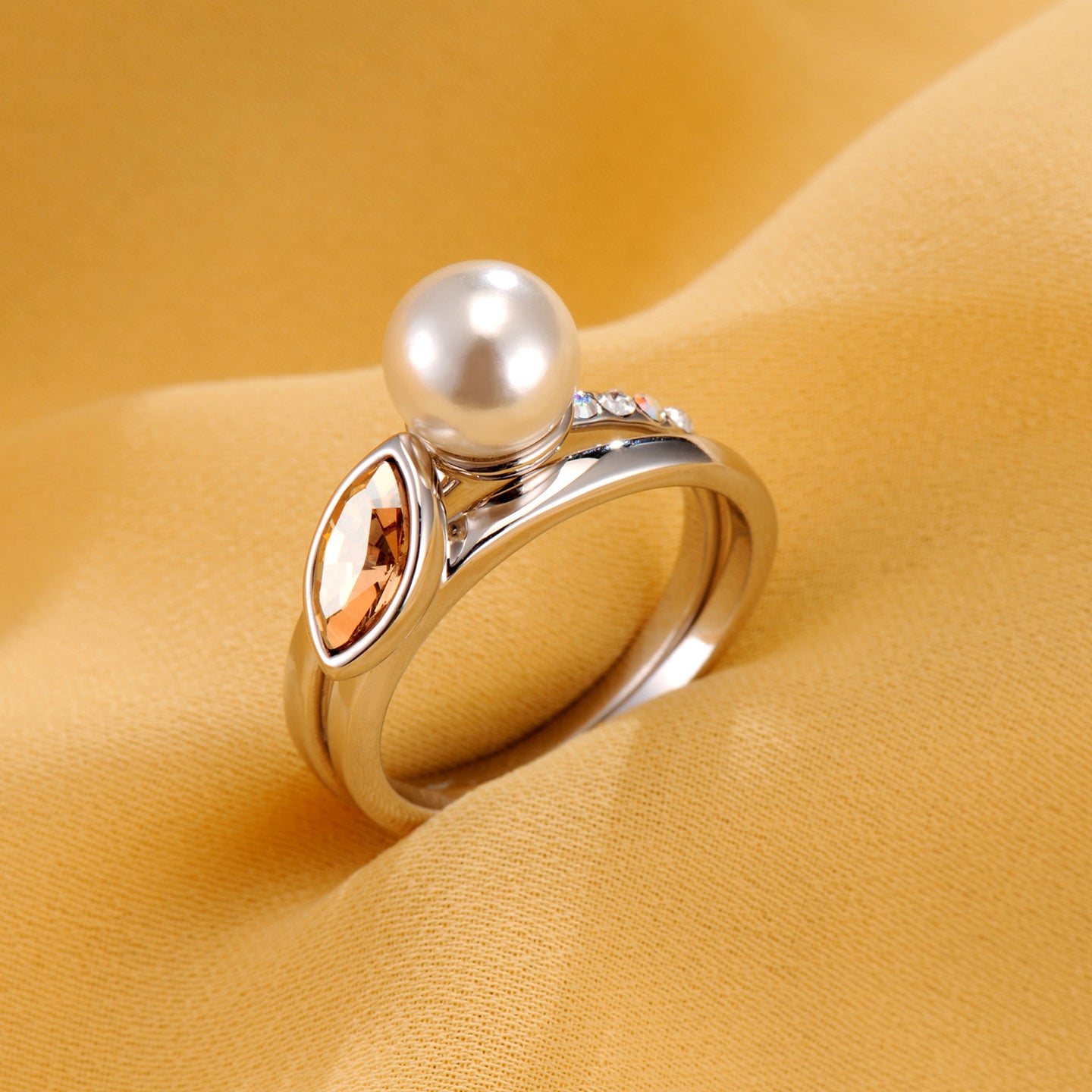 Pearl Gemstone Ring