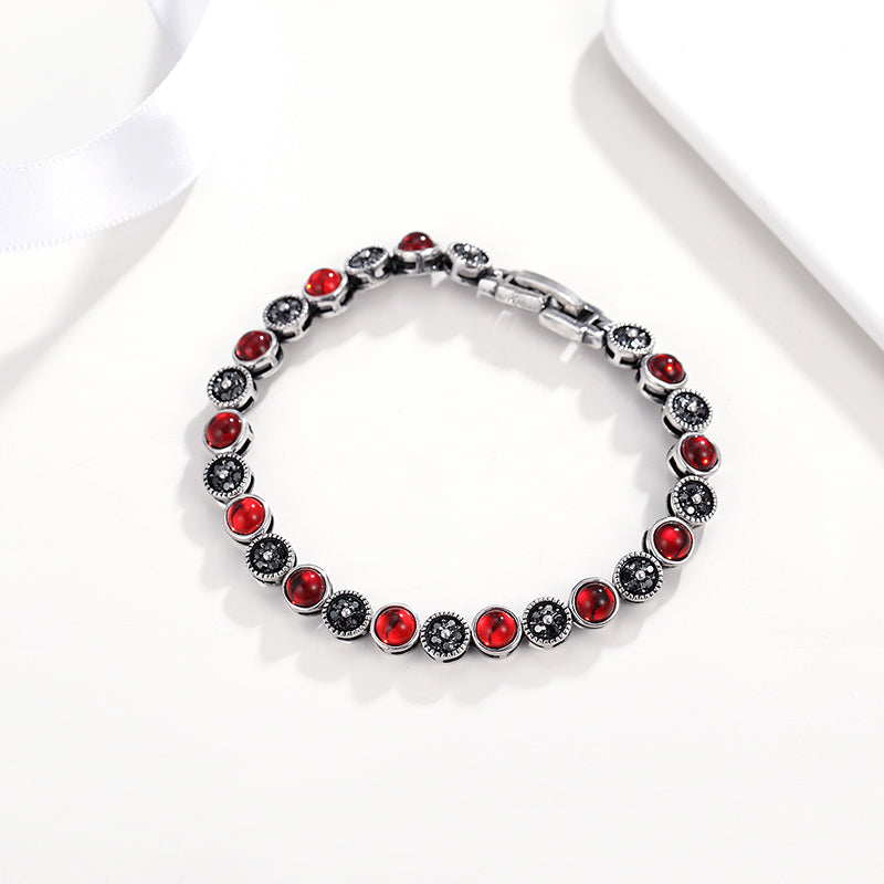 Dual-Color Arrangement Retro Beaded Bracelet