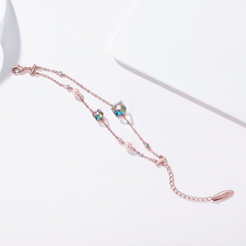 Geometric Square Bracelet