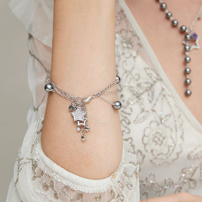 Imitation Pearl Multi-layer Delicate Bracelet