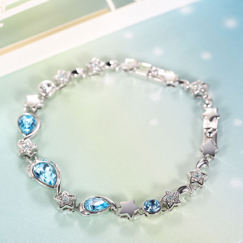 Starry Rain Fashion Blue Minimalist Bracelet